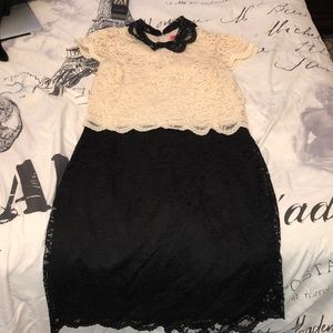 Betsey Johnson lace collared dress size 12